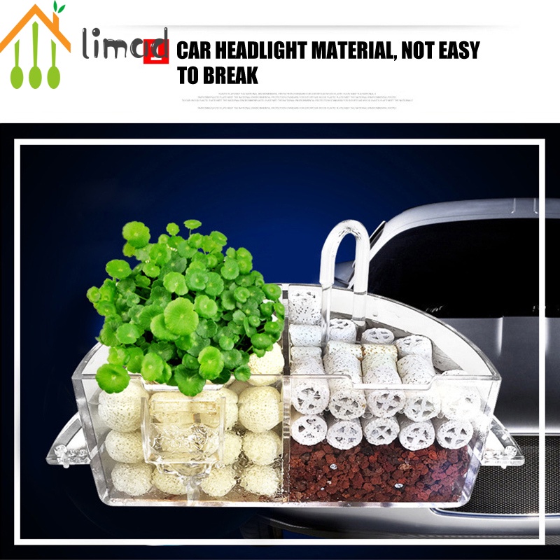 Phụ Kiện Hộp Lọc Nước Ngoài Hình Tròn Bằng Acrylic Cho Bể Cá