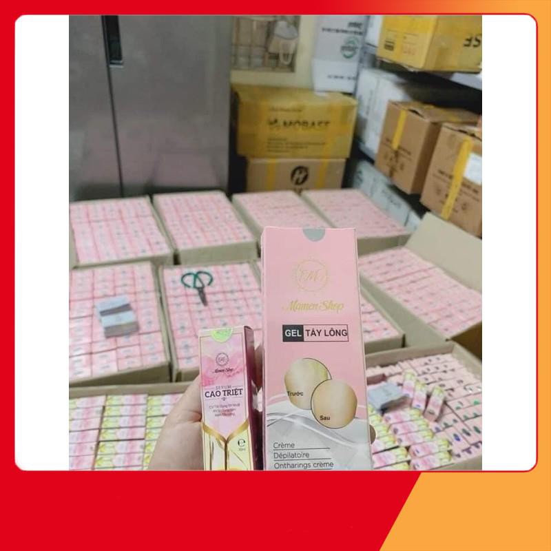 Combo KEM TẨY LÔNG DƯỠNG DA VĨNH VIỄN MAMEN SHOP 120 ML