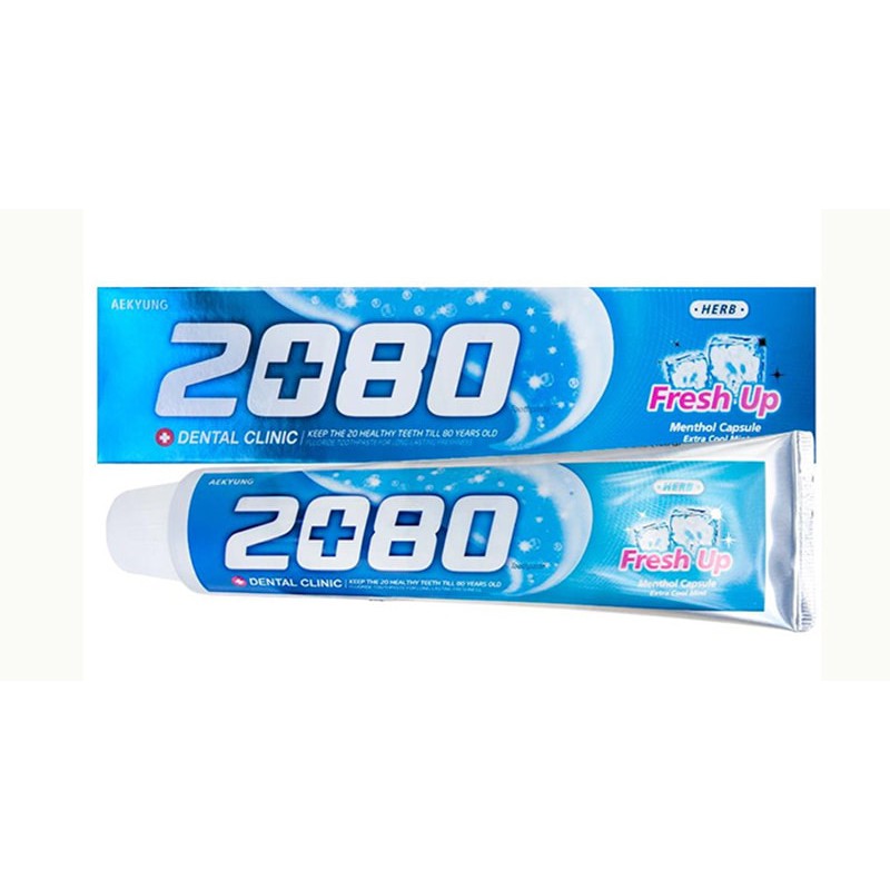 Kem đánh răng cao cấp  ngừa sâu răng và hôi miệng 2080 FRESH UP 120g - Hàn Quốc Chính Hãng