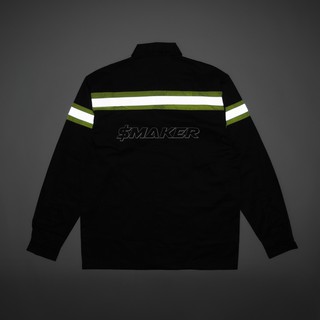 REFLECTIVE SHIRT IN BLACK/NEON - [SMAKER]