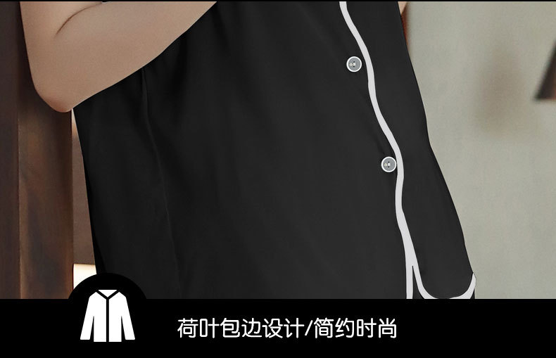 Bộ đồ ngủ tay ngắn bằng lụa mềm mại thời trang cho nữ