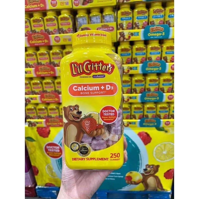 KẸO GẤU BỔ SUNG CANXI D3 CHO BÉ