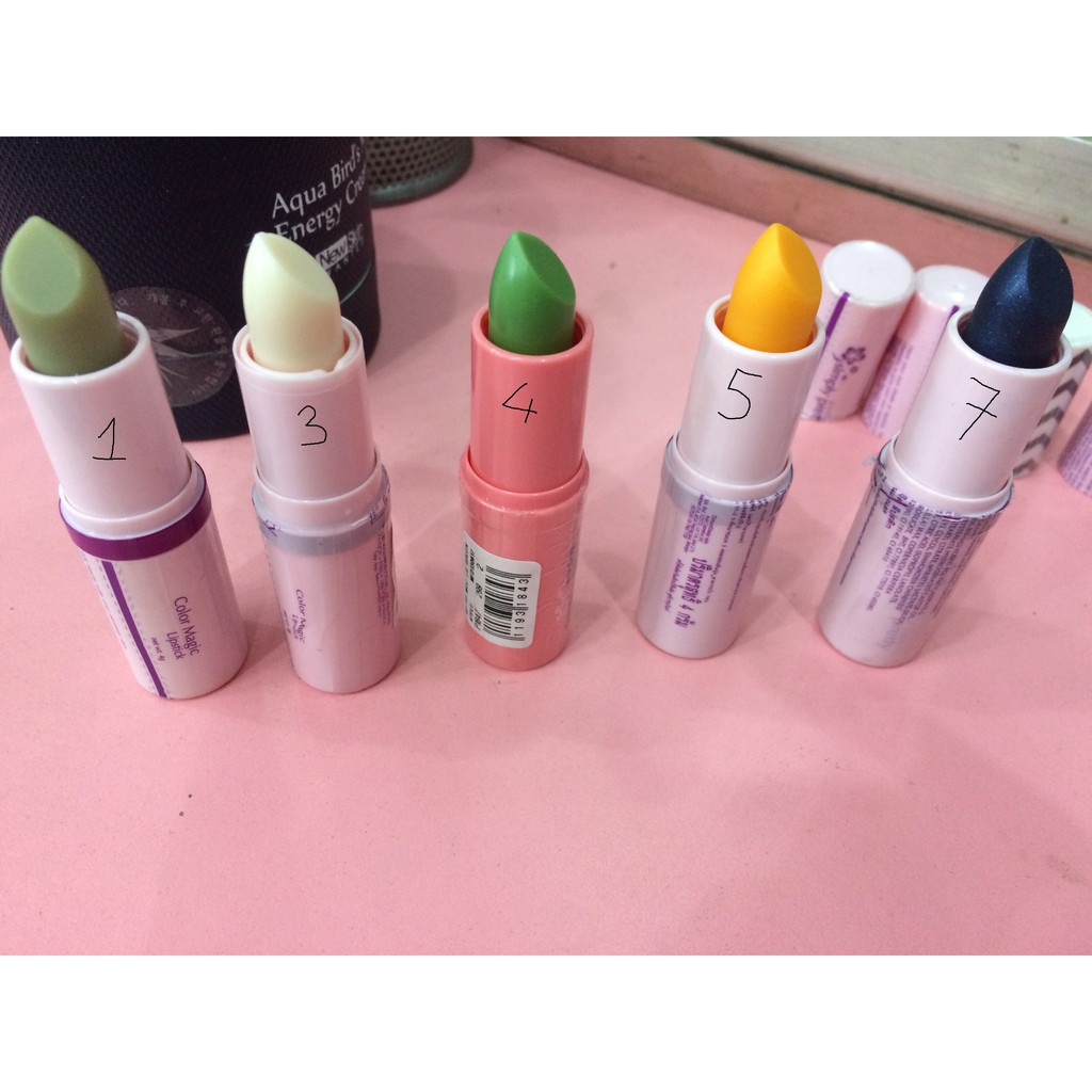 Son gió Avon magic lipstick green apple xanh lá