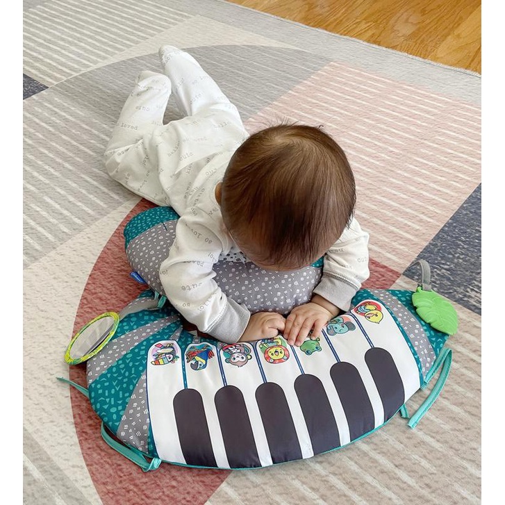 Thảm Cho Bé Sơ Sinh Kèm Đàn Piano Phát Ra Âm Thanh Infantino - Grow With Me 3 in 1 Piano Tummy