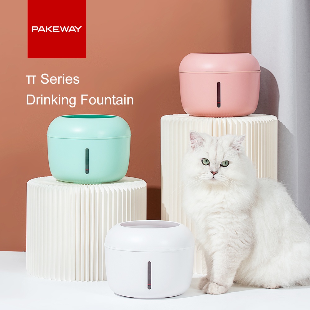 Máy bình lọc nước tự động Pakeway 2.5L cho thú cưng chó, mèo