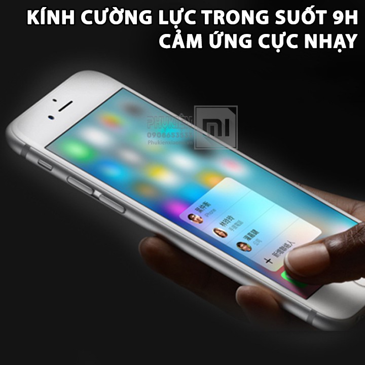 Kính cường lực Xiaomi Redmi 6 Pro / Mi A2 Lite trong suốt 9H
