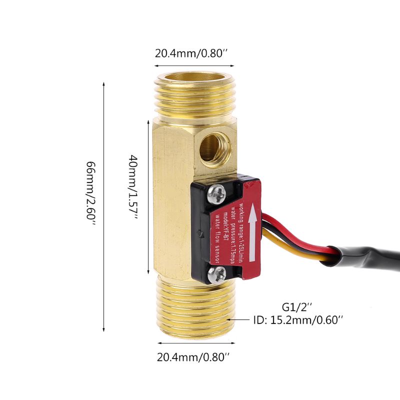 Công Tắc Lưu Lượng Nước Cảm Biến Ngang &amp; Dọc