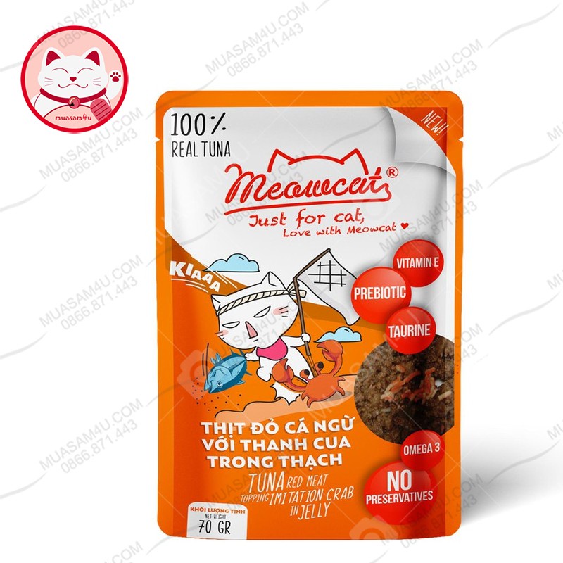 Pate Meowcat thức ăn mèo dành cho mọi lứa tuổi  ⚡𝐅𝐑𝐄𝐄𝐒𝐇𝐈𝐏⚡ Pate cho mèo