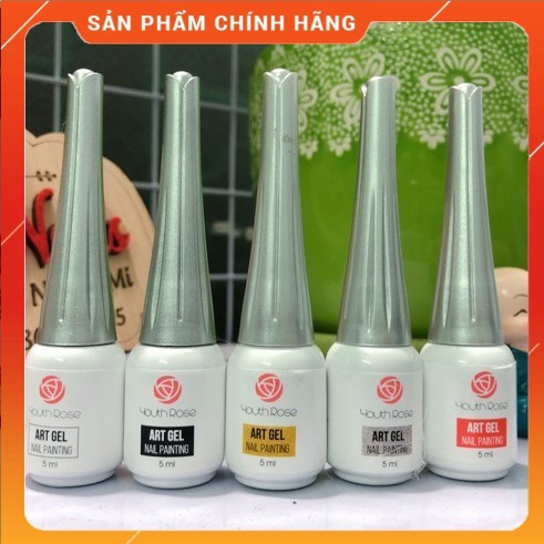 Cọ nét hoa hồng ( bán lẻ chai ), gel cọ vẽ nét hoa hồng Thiên Di Nail