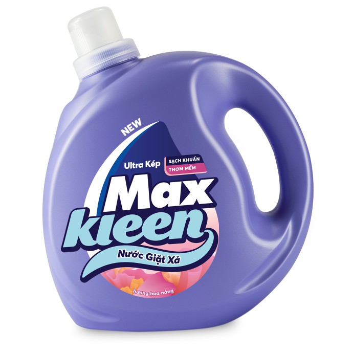 Chai Nước giặt xả Maxkleen Hương Hoa Nắng chai 2.4kg