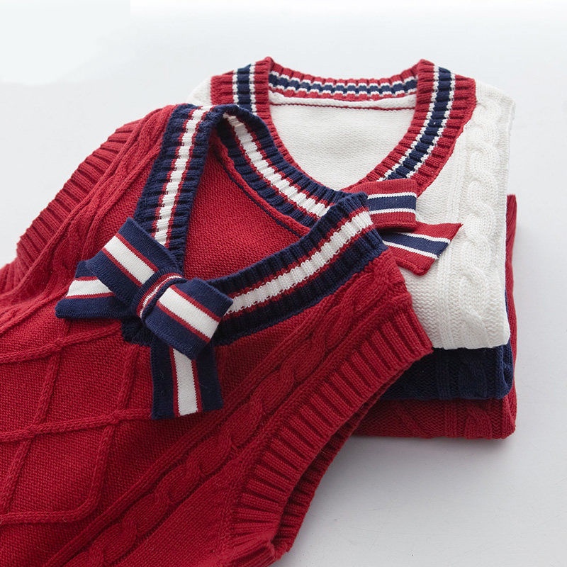 Áo Sweater Dệt Kim Thời Trang Xuân Thu Cho Bé