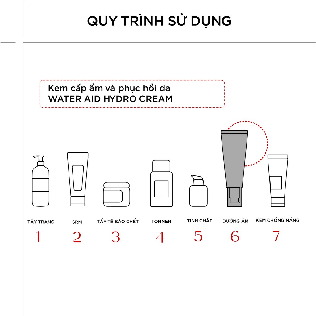 Kem Cấp Ẩm Và Phục Hồi Da Chucos Water Aid Hydro Cream - Dạng Gel 50g