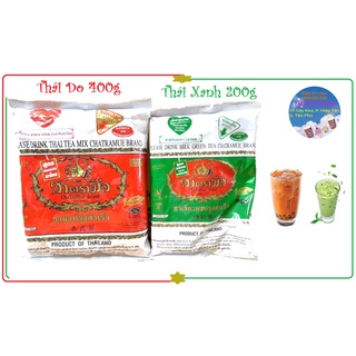 Trà thái pha trà thái / trà thái xanh 200g và trà thái đỏ 400g pha trà sữa thái loại 1