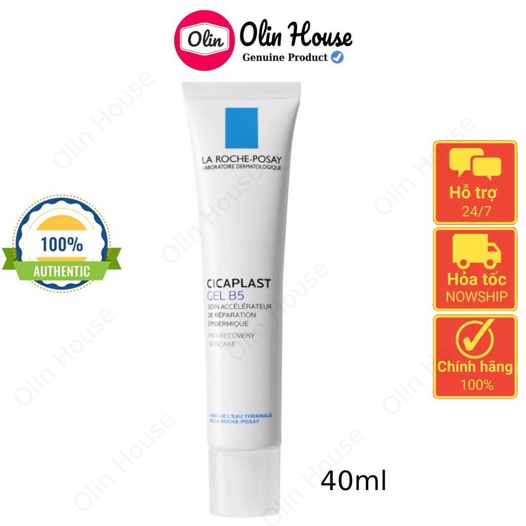 Gel B5 La Roche Posay phục hồi 40ml Kem dưỡng da giảm sẹo thâm - Olin House