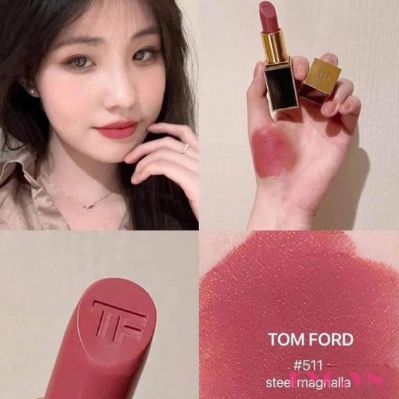 Son Tom Fod Lip Color Matte 511 Steel Magnolia Màu Trà Sữa Đào