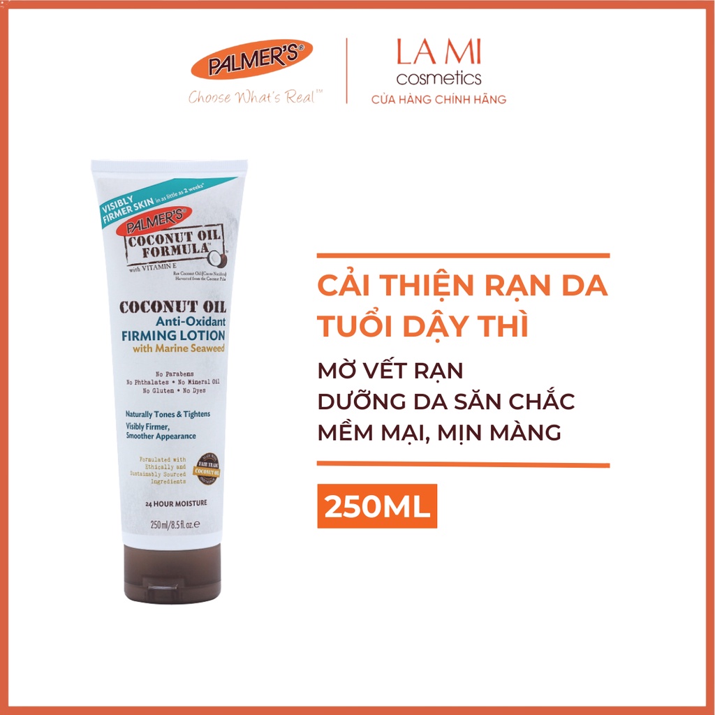 Lotion săn chắc da, ngăn ngừa rạn da tuổi dậy thì Palmer's (Vùng mông, đùi, bắp tay) 250ml