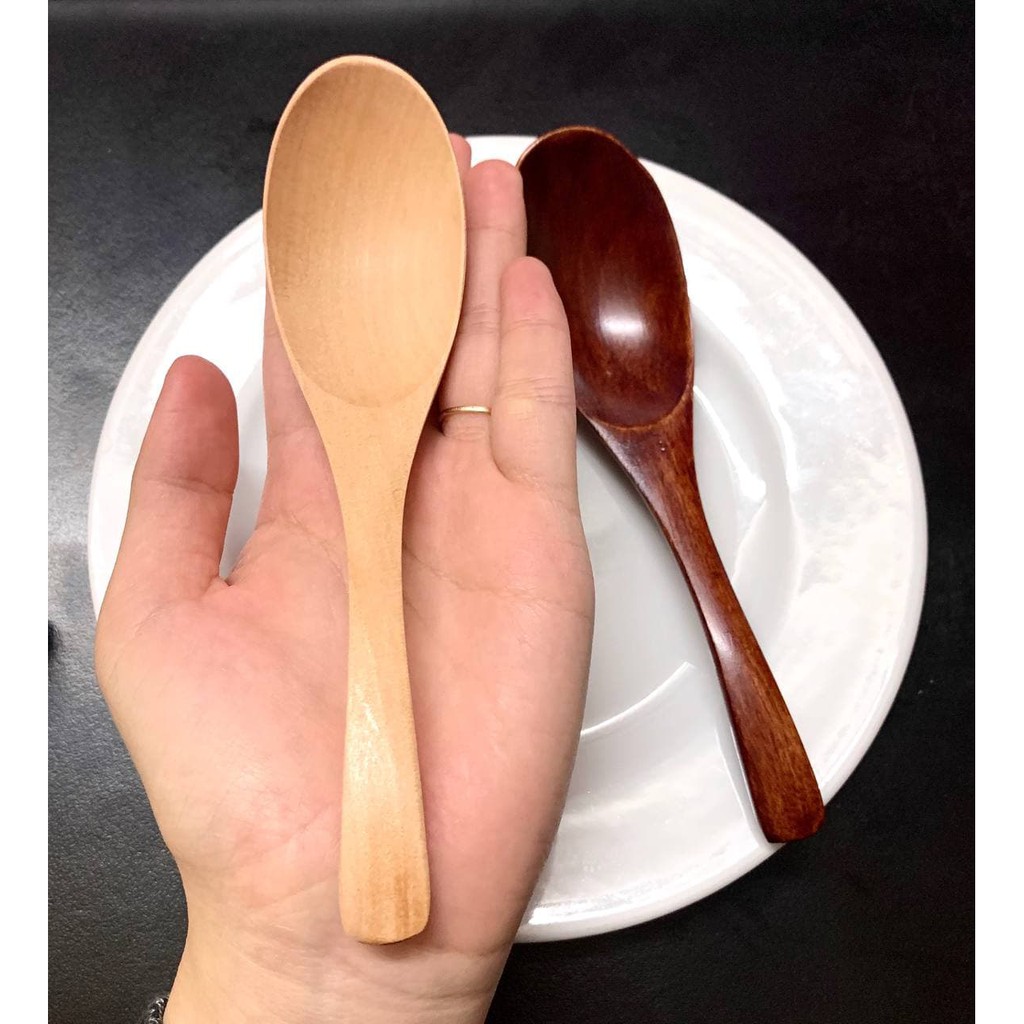 Thìa gỗ ăn súp kiểu Nhật Bản [FREESHIP-GIÁ SỐC] từ gỗ tự nhiên MALICOOK
