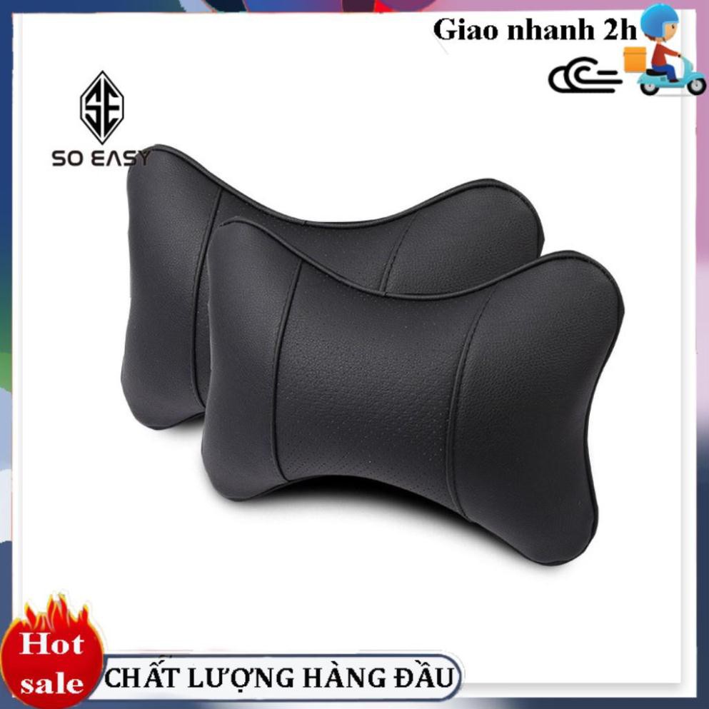 Bộ 1 gối tựa đầu và lưng ô tô cao cấp chống gù lưng, đau mỏi vai gáy  chống ê mỏi cổ, tạo cảm giác thoải mái êm ái