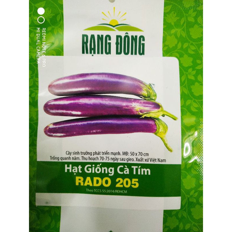 Hạt giống Cà tím 0.5gr❤️FREESHIP XTRA❤️
