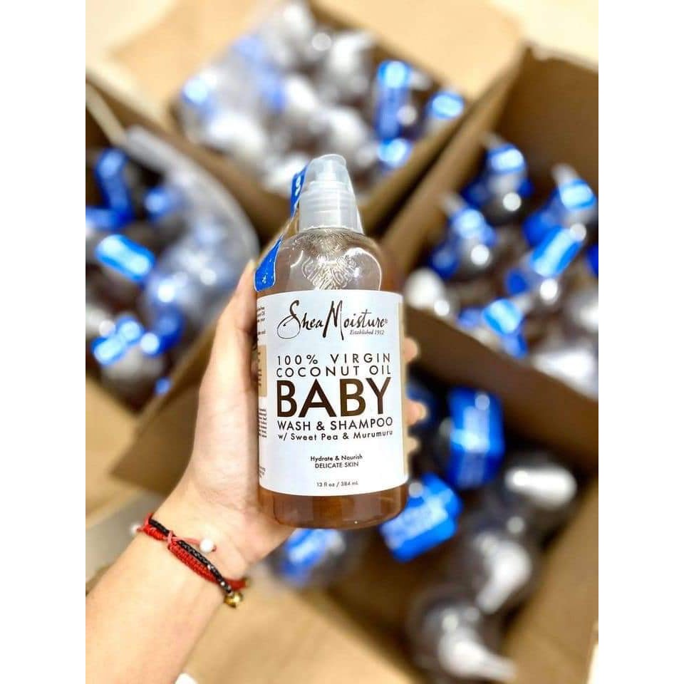TCCN Sữa tắm gội - Lotion sơ sinh Shea moisture 384ML