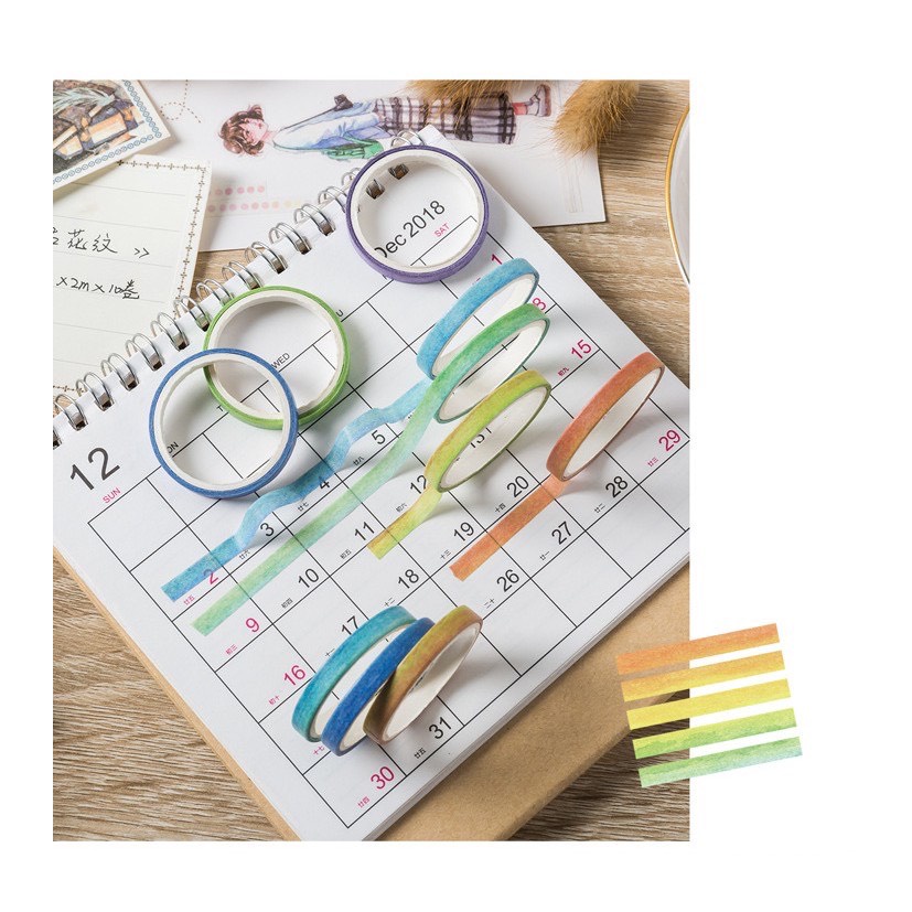 Băng Dính Washi Trang Trí Xinh Xắn TrangTri Sổ Sách