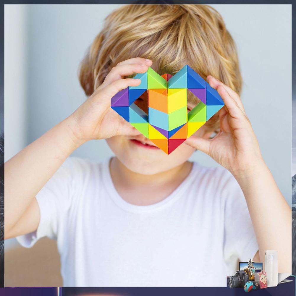 Đồ Chơi Xếp Hình Rắn 24 / 36 / 48 / 60 / 72 Giúp Giảm Căng Thẳng