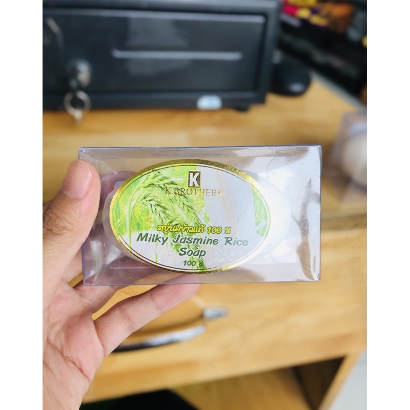 Bánh xà phòng gạo Milky jasmine rice 🌾