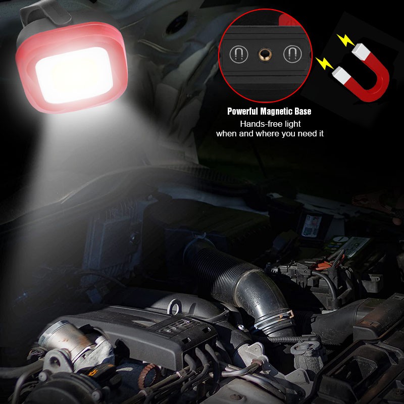 Đèn Pin LED COB 2400mAh Từ Tính Di Động Kèm Sạc Tiện Dụng Cho Sửa Chữa / Xe Hơi / Trường Hợp Khẩn Cấp