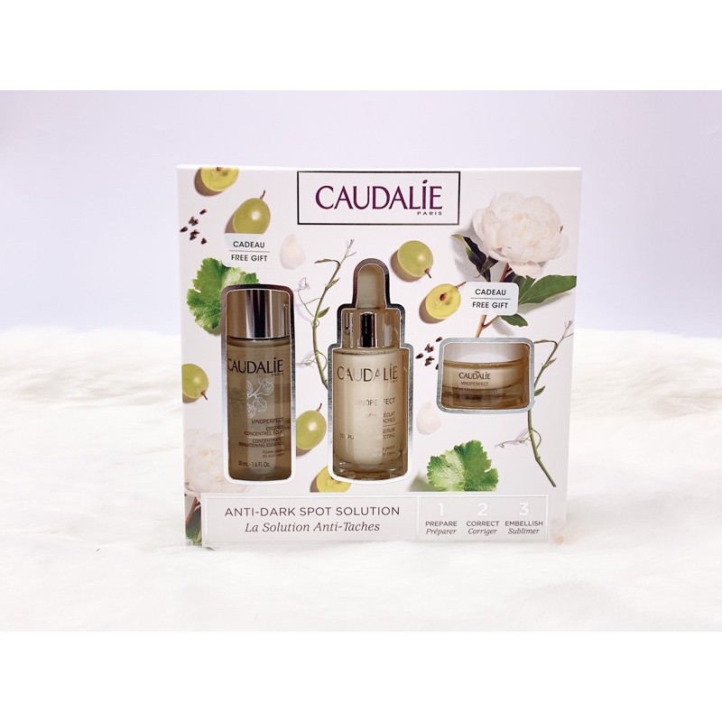 [Mã SKAMA9 giảm 8% đơn 250K] Set serum Caudalie vinoperfect 3 món