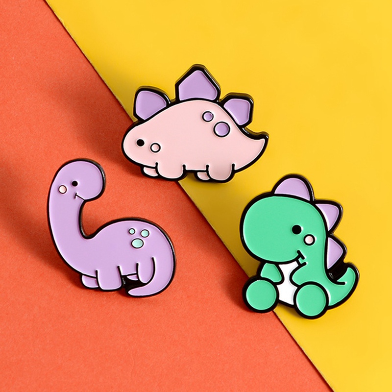 Ghim càI áo thiết kế hình khủng long hoạt hình dễ thương
