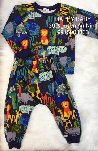 Bộ nỉ Next zoo 1-6Y (có ảnh thật)