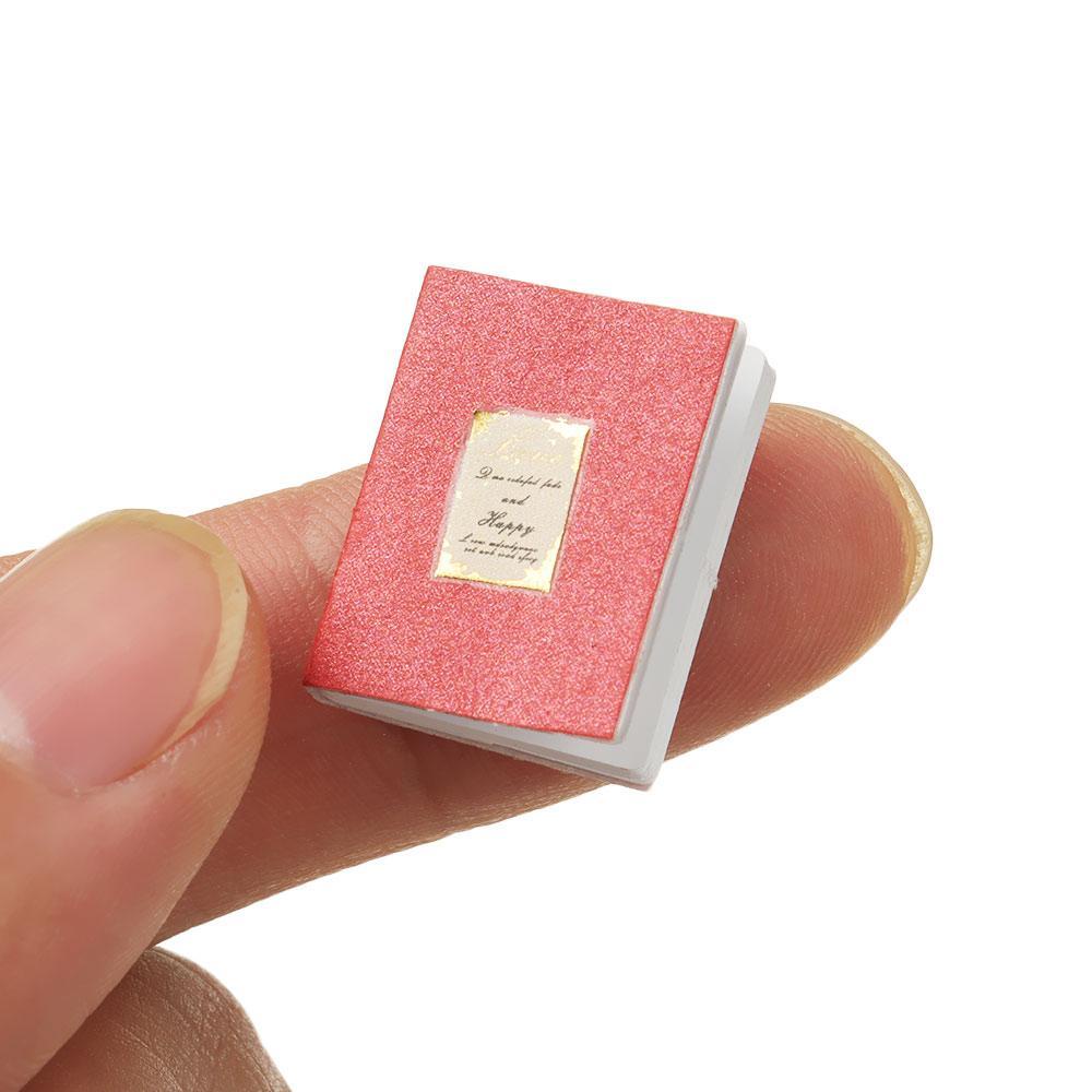 Set 4 Đồ trang trí Sách Mini Trang Trí Nhà Búp Bê DIY