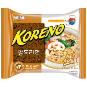 Mì nấu 4 phút koreno Hàn Quốc, mì Koreno premium, ăn là Ghiền, mì koreno vị kim chi, đủ 6 vị ngon nhất, mì nấu hàn quốc