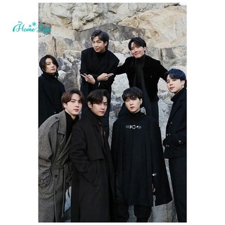 Bộ tranh đính đá tự làm 30x40cm hình phong cảnh bts