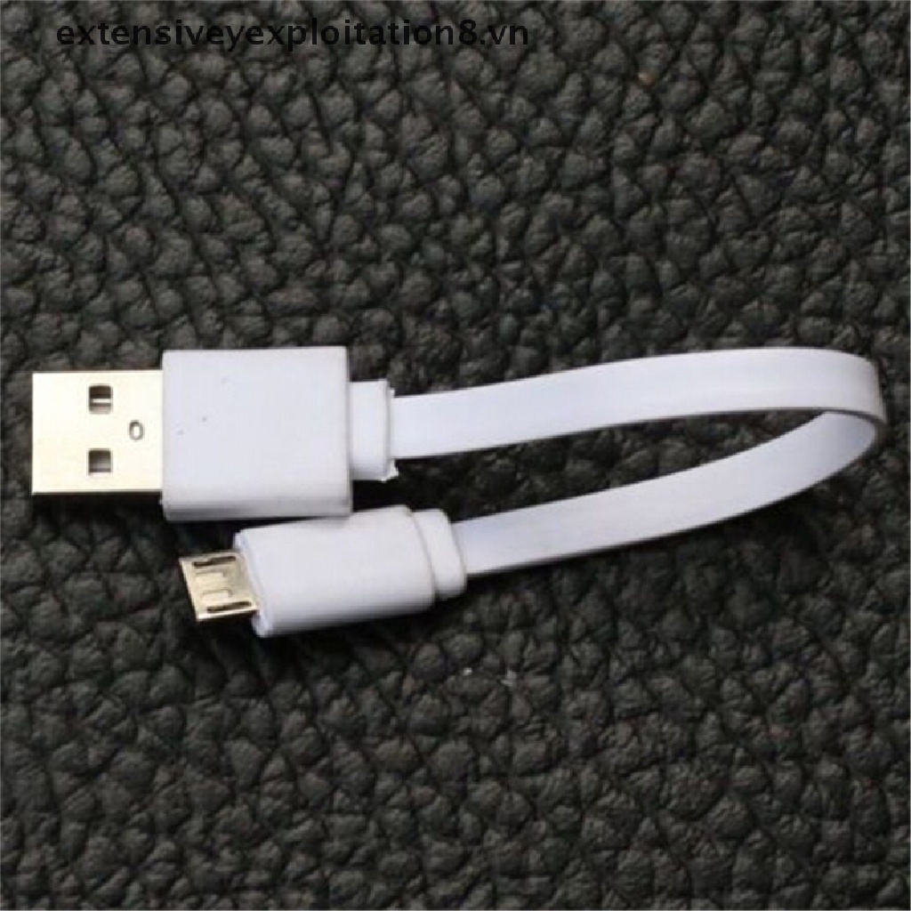 2 Dây Cáp Sạc Micro USB Siêu Ngắn 20CM Dành Cho Điện Thoại Di Động