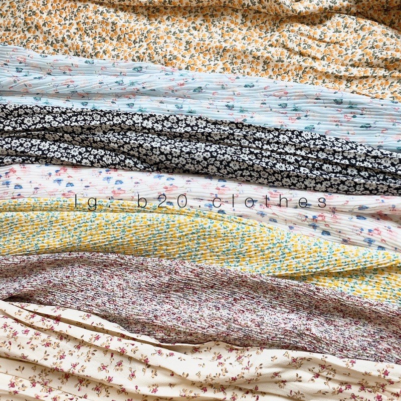 CHÂN VÁY HOA NHÍ XẾP LY LƯNG THUN CHẤT ĐẸP | BigBuy360 - bigbuy360.vn