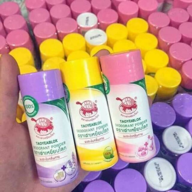 Phấn Khử Mùi Con Rùa Taoyeablok Deodorant Powder Thái Lan 22gr