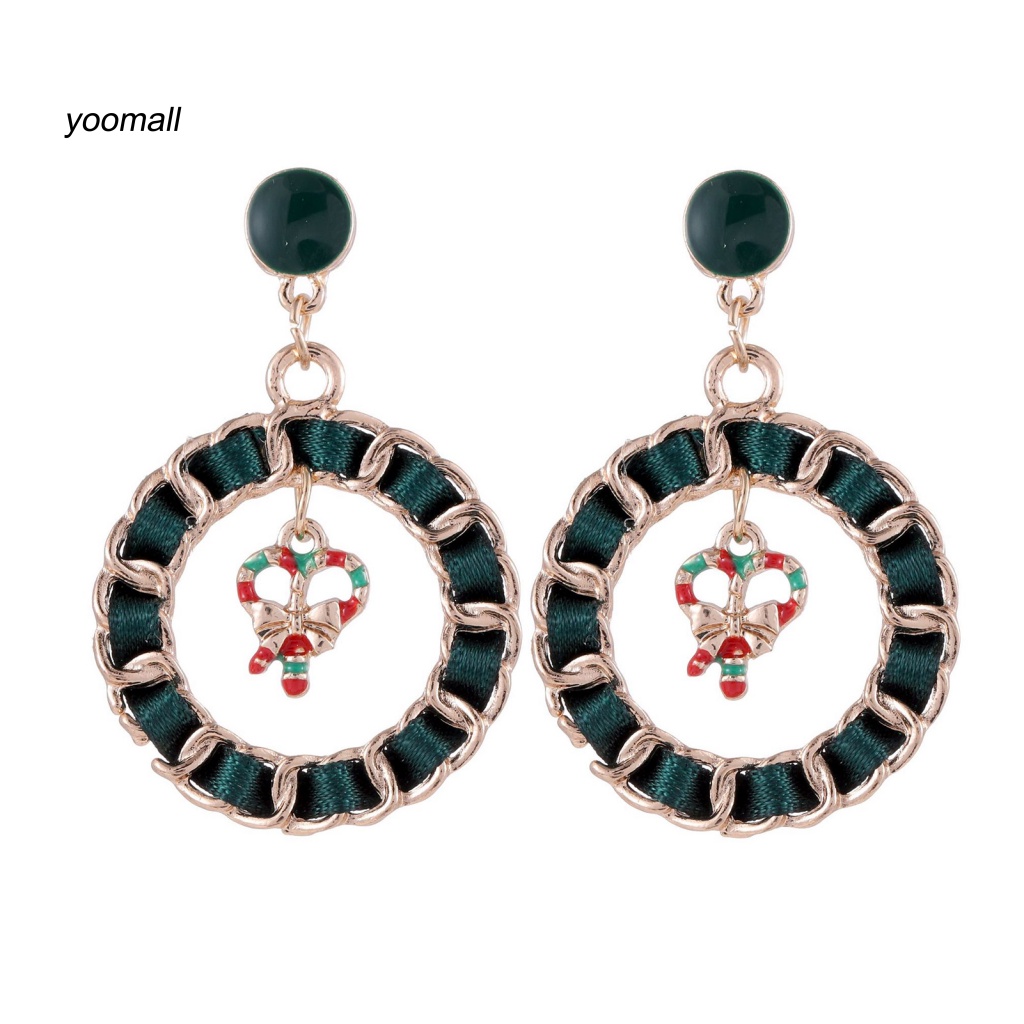 1 Đôi Bông Tai Hình Cây Thông Giáng Sinh Lấp Lánh