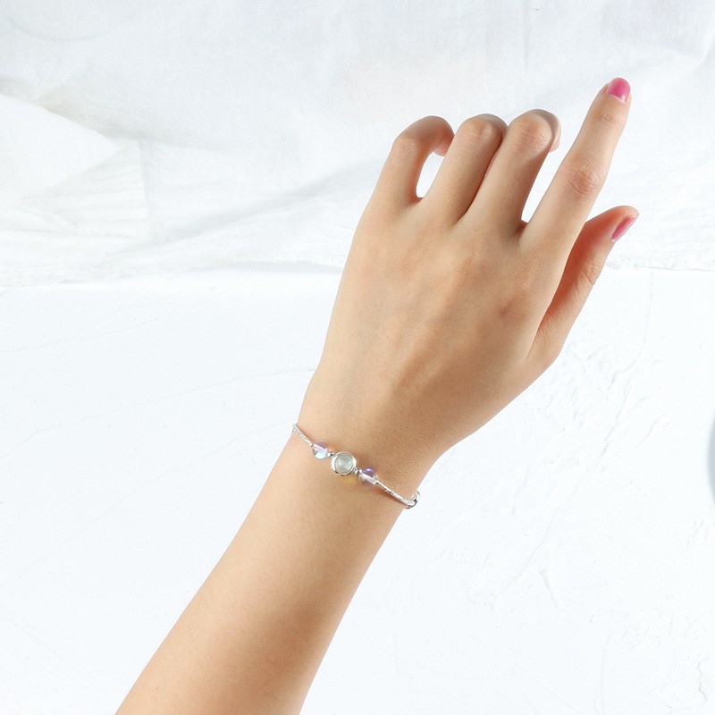 Vòng Đeo Tay Hình Đuôi Cá Đính Pha Lê Trái Tim Ngọt Ngào Dành Cho Nữ | BigBuy360 - bigbuy360.vn