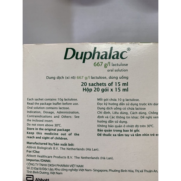 Duphalac giảm táo bón cho người già, trẻ nhỏ, phụ nữ mang thai và cho con bú. Date mới  30/06/2023