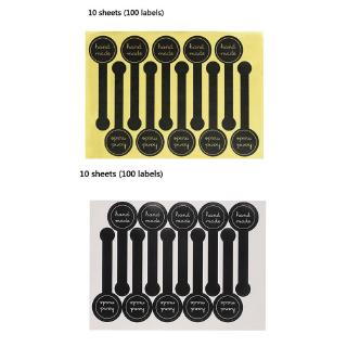 Set 100 Sticker Niêm Phong Trang Trí Đa Năng