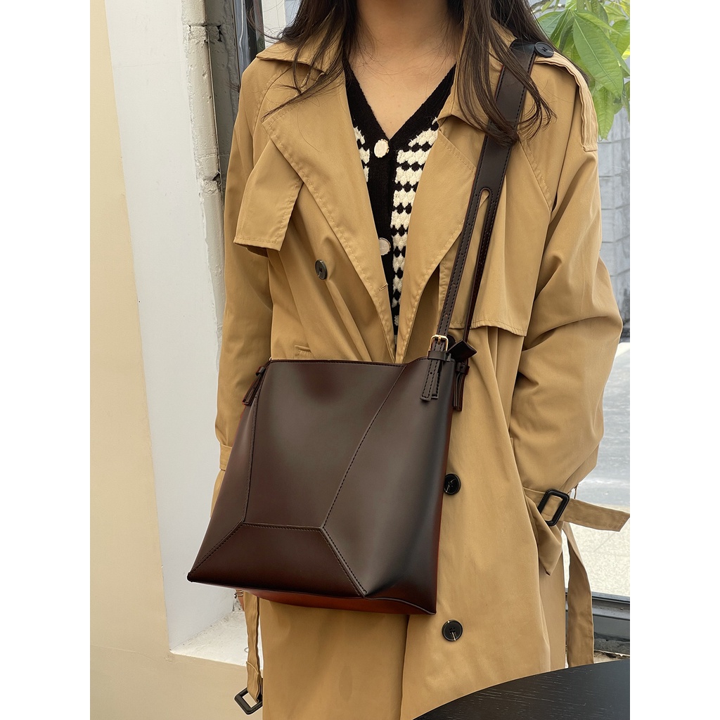 Túi xách tote da nữ cao cấp kẹp nách đeo chéo nl.Store