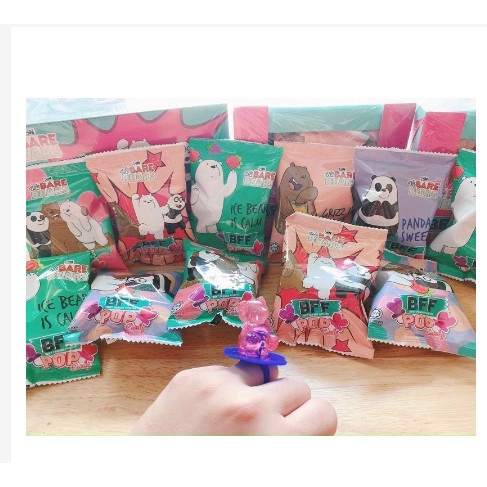 Lẻ 1 chiếc kẹo nhẫn kim cương gấu BEARS Thái Lan cực ngon giá sỉ