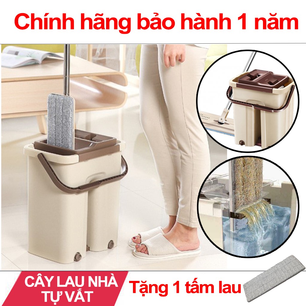 Cây lau nhà tự vắt đa năng chính hãng