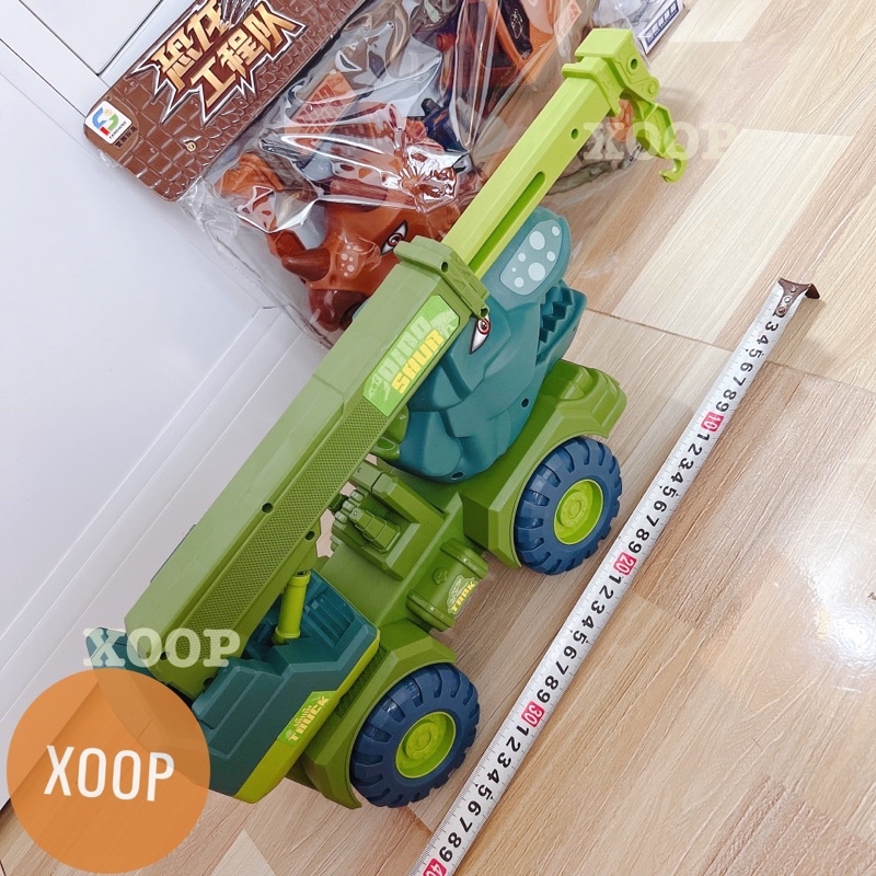 Đồ chơi ! Xe khủng long cẩu móc cho bé 733A-534