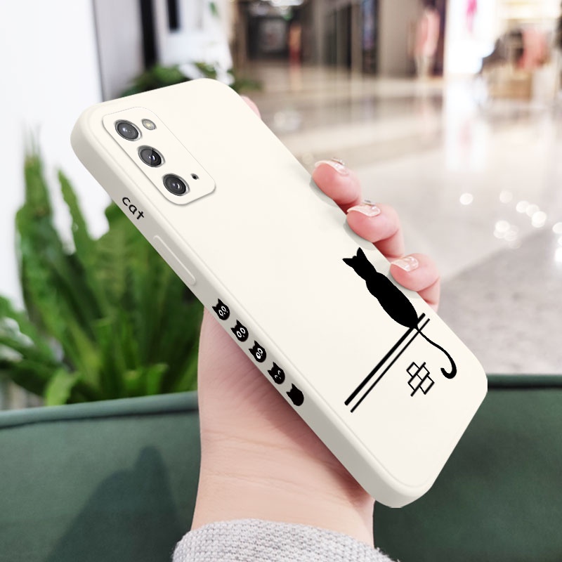 Ốp Điện Thoại Silicon Dẻo In Hình Mèo Năm Mới Cho Samsung Galaxy Note 20 Ultra 10 Plus 9