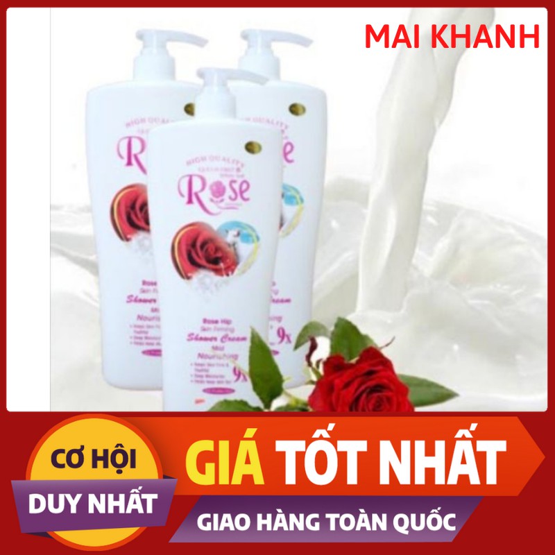 SỮA TẮM DÊ HƯƠNG HOA HỒNG ROSE 1200M