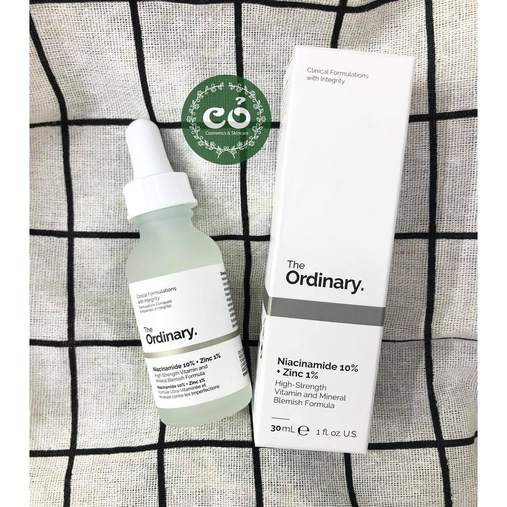 Dưỡng da The Ordinary Niacinamide 10% + Zinc 1%