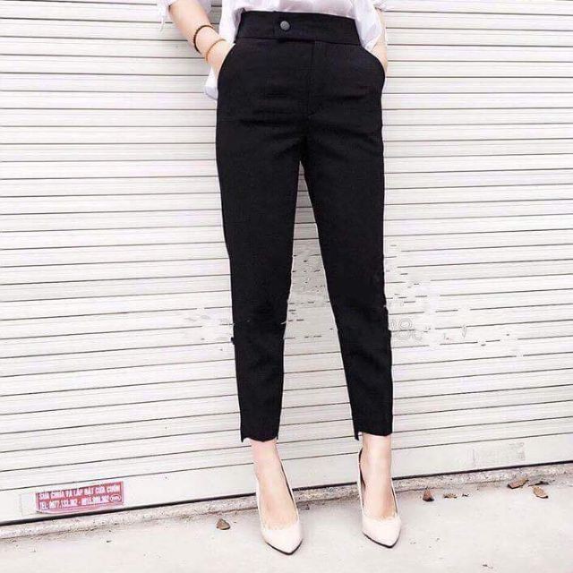 Quần tây công sở baggy ống lệch | BigBuy360 - bigbuy360.vn