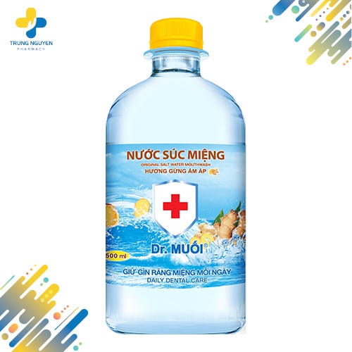 Nước Súc Miệng Dr. Muối giúp loại vi khuẩn, làm sạch khoan miệng, mang lại hơi thở tự nhiên